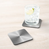 Faux Silver Roestvrij staal Bier Onderzetter (Rechterzijde)