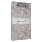 Faux Silver Sequins en Diamonds Klembord (Rechts)
