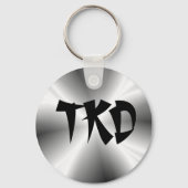 Faux Silver TKD Sleutelhanger (Voorkant)