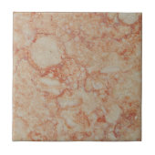 Faux Sinaasappel Ivoor Wit Marmeren Steen Keramisc Tegeltje (Voorkant)