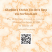 Faux Sinaasappel Marmer Sticker (Voorkant)