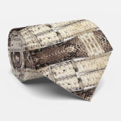 Faux Snakeskin-ontwerp op een Stropdas (Opgerold)