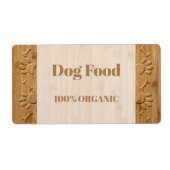 Faux, snijdwanden en Botten Etiket (Voorkant)