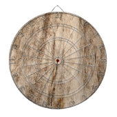 Faux Soft Old Wood Dartbord (Voorkant)