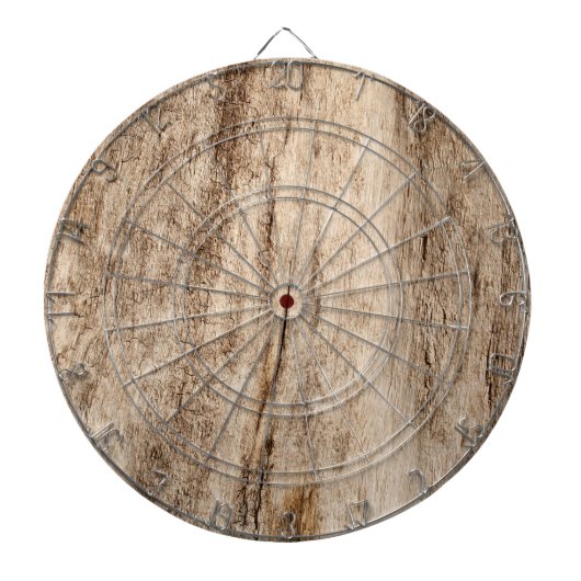 Faux Soft Old Wood Dartbord (Voorkant)