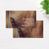 Faux  Sorrel Horse Visitekaartje (Bureau)