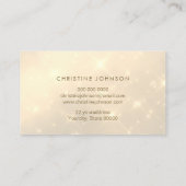 faux sparkle butterfly - trouwerij visitekaartje (Achterkant)