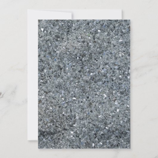 Faux Sparkle Party Invitation Kaart (Achterkant)