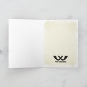 Faux sparkle universele werknemer jubileumkaart kaart (Binnen)