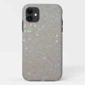 Faux Sparkles & Glitter Cream iphone 5 hoesje (Achterkant)