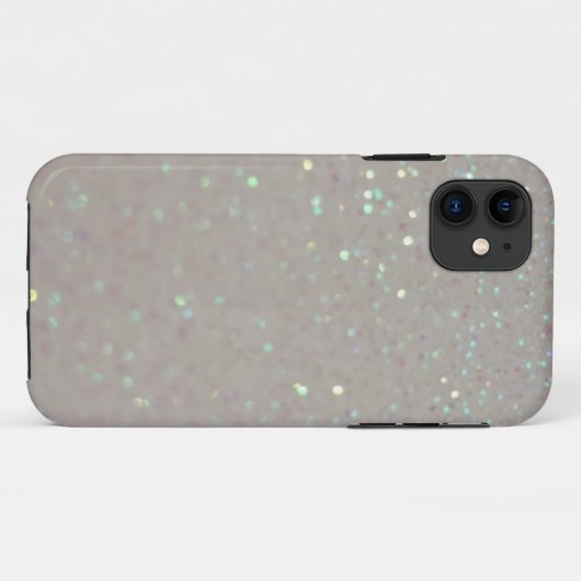 Faux Sparkles & Glitter Cream iphone 5 hoesje (Achterkant (horizontaal))