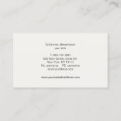 FAUX Sparkling Sequins en Suede Mode Boutique Visitekaartje (Achterkant)