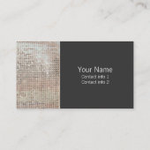 FAUX Sparkly Sequins Entertainment Visitekaartje (Achterkant)