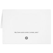 Faux Sparkly Silver Sequins Zwart Gift Kaart (Achterkant Horizontaal)