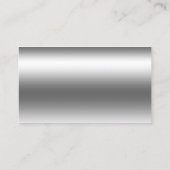 Faux Steel-Visitekaartjes Visitekaartje (Achterkant)