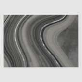 Faux Stone Abstract Gray Earth Tones Tissuepapier (Voorkant)