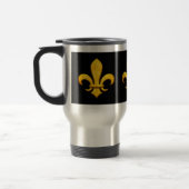 Faux Stone Gold Fleur de lis Reisbeker (Links)