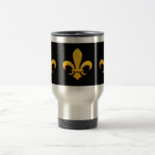 Faux Stone Gold Fleur de lis Reisbeker (Center)