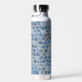 Faux Stone Mozaïek in Blauw Water Fles (Rechts)