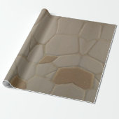 faux stone tegel cadeaupapier (Uitgerold)