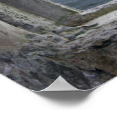 Faux Stone Window die een Schots Castle vormt Poster (Hoek)