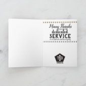 Faux stuks Universal Employed Year Kaart (Binnen)