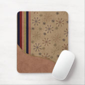 Faux Suede Flower Design Mousepad Muismat (Met muis)