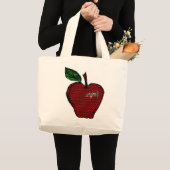 Faux Tegel Apple Design Kruidenier Tas (Voorkant (product))
