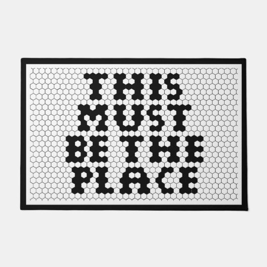 Faux Tegel moet de plek zijn Deurmat (Voorkant)