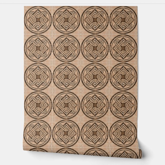 Faux Tegels Mozaïek  Ornamenten Behang (Afrollen)