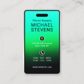 Faux telefoon ziet er Visitekaartje uit (Voorkant)