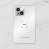 Faux telefoon ziet er Visitekaartje uit (Achterkant)