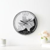 Faux Texas State Quarter Clock Grote Klok (Huis)