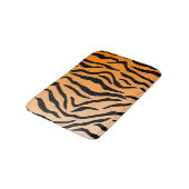 Faux Tiger Print Badmat (Gekanteld)