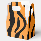 Faux Tiger Print Bedankdoosjes (Geopend)