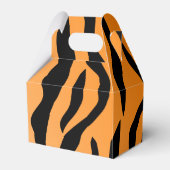 Faux Tiger Print Bedankdoosjes (Voorkant Zijde)