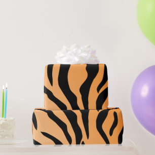 Faux Tiger Print Cadeaupapier