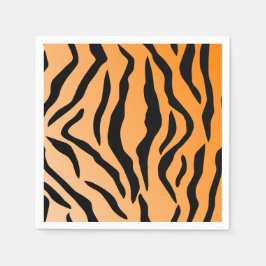 Faux Tiger Print Servetten