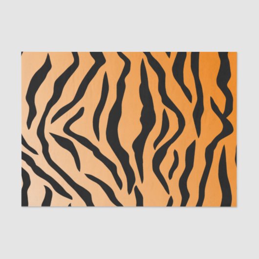 Faux Tiger Print Tissuepapier (Voorkant)