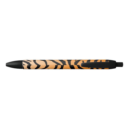 Faux Tiger Print Zwarte Inkt Pen (Achterkant)