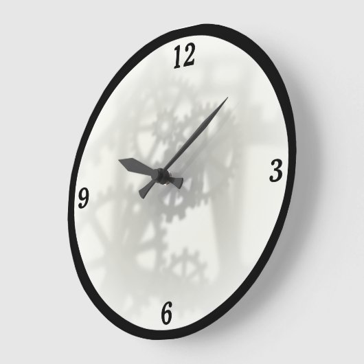 Faux Transparante versnellingen Grote Klok (Hoek)