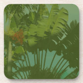 Faux  tropische verbinding bier onderzetter (Voorkant)