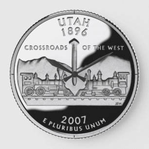 Faux Utah State Quarter Clock Grote Klok
