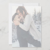 Faux Vellum Effect 2 Foto van Wedding Save the Dat Save The Date (Achterkant)
