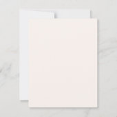 Faux Vellum Effect Blue Blush Pink Floral Weddensc Kaart (Achterkant)