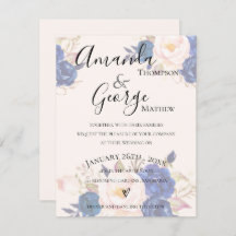 Faux Vellum Effect Blue Blush Pink Floral Weddensc