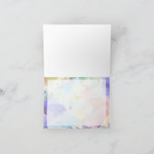 Faux Vellum Effect Photo Weduwnaar Hartelijk dank Bedankkaart (Binnen)