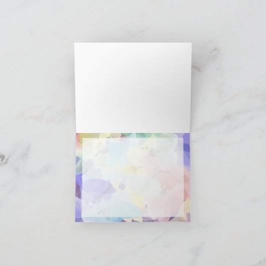 Faux Vellum Effect Photo Weduwnaar Hartelijk dank Bedankkaart (Binnen)