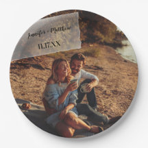 Faux Vellum Photo Overlay Custom Wedding