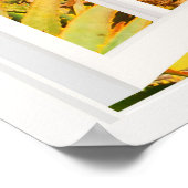 Faux-venster met strand Ocean Poster (Hoek)